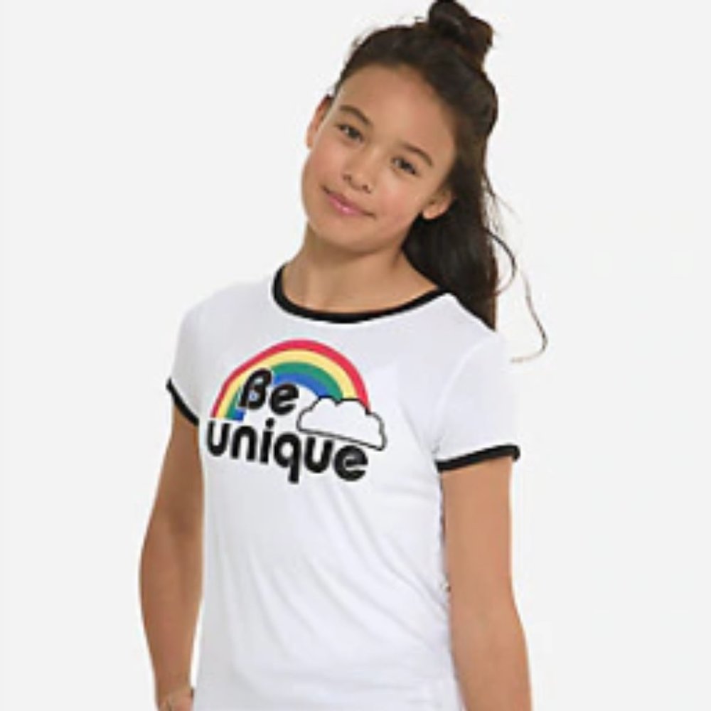 Be Unique Cute JUSTICE TEE/ TOP / Blouse